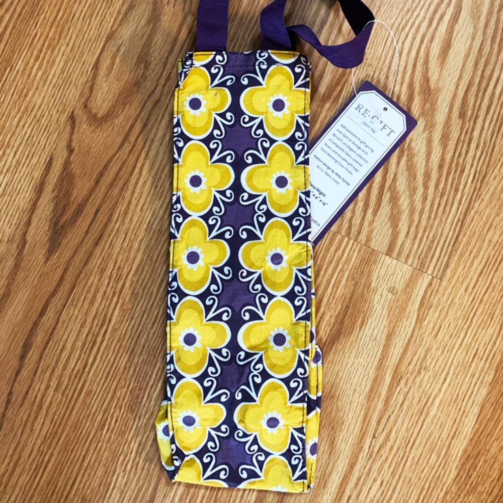 Wine Canvas Tote NWT Purple